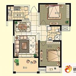 观山名筑F2户型户型图