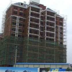 奥体小城实景图工程进度2012-01-13