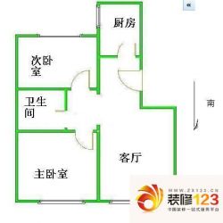 弘燕路 2室 户型图