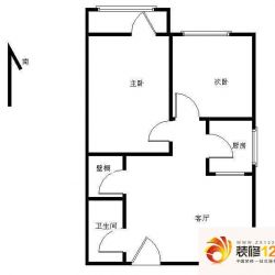 安贞里四区户型图户型图 2室1厅1卫1厨