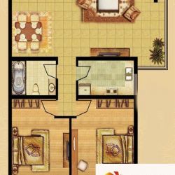 庄维花园P3户型户型图