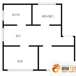 德华新天地 2室户型图