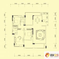 鹏基万林湖户型图