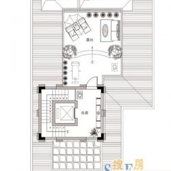 阳光城翡丽湾户型图大双拼北入户 屋顶 