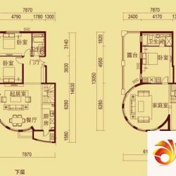 中海城香克林LFAB户型户型图