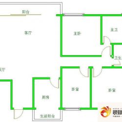 世纪龙翔家园户型图户型图 3室1厅2卫1厨