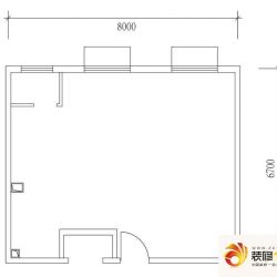 正源尚峰尚水源墅户型图B2户型 1厅1卫1厨