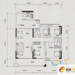 名城御景绿洲户型图