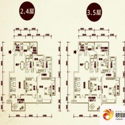 园上园户型图电梯洋房A户型 3室2厅2卫1厨