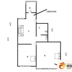 稻香园户型图户型图 2室1厅1卫1厨