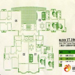 英泰大学广场17.18座户型图