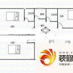 天江第一村 3室 户型图