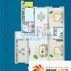 税苑花园户型图2室1厅1 2室1厅1卫1厨