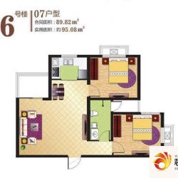 汉飞金沙国际四期16号楼07户型户型图