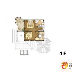 云亩天朗·富仕山C1户型四层户型图