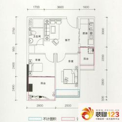 鹏达御西湖3号楼03户型户型图