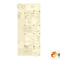 博仕后公馆C1 一层户型图