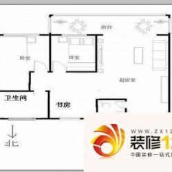 绿荫芳邻 3室 户型图