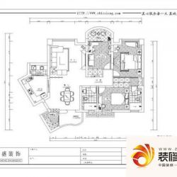 东湖花园 2室 户型图