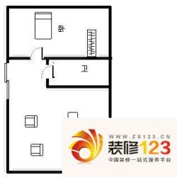 幸福三村户型图户型图 1室1厅1卫1厨