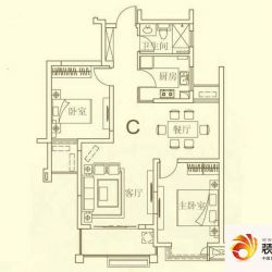 城建琥珀名城C户型图