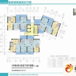 华泰小区户型图4 3室2厅1卫1厨