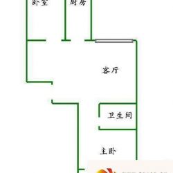 大羊坊小区 2室 户型图