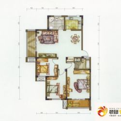 花溪龙庭户型图C户型 3室2厅2卫