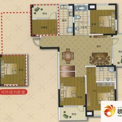 扬州华鼎星城华鼎星城户型图向日葵a 2室1厅1卫1厨图片大全-我的小区