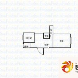 英泰第一城A区一期 2室 户型图