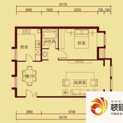 中海城香克林c1b户型户型图