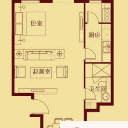 中海城香克林1C户型户型图