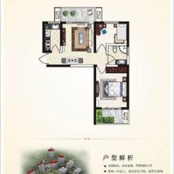 汉飞金沙国际 2室 户型图