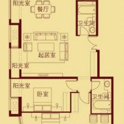 中海城香克林户型图