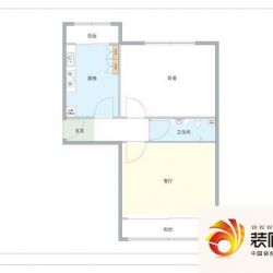 宝盛里户型图户型图 1室1厅1卫1厨