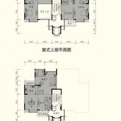 御峰园户型图C户型 4室3厅4卫1厨