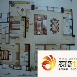 万科运河东1号银华院 4室 户型图