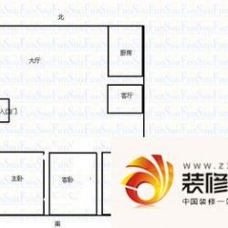 上街镇工贸路干部楼 3室 户型图