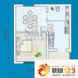 税苑花园户型图1室1厅1 1室1厅1卫1厨