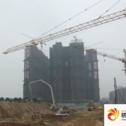博仕后龙港城外景图工程进度（2013-04-25）