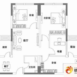 创智坊3+1魔方户型户型图