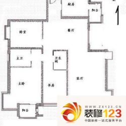 汉飞城市公园一期 3室 户型图