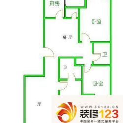 弘燕路户型图户型图 3室2厅2卫1厨