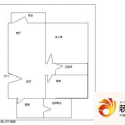 万科运河东1号 2室 户型图