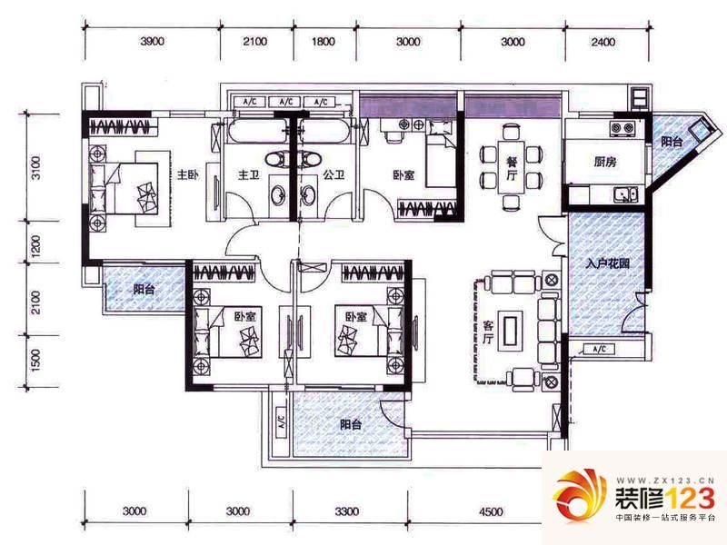 惠州中信水岸城中信水岸城a户型户型图图片大全-我的