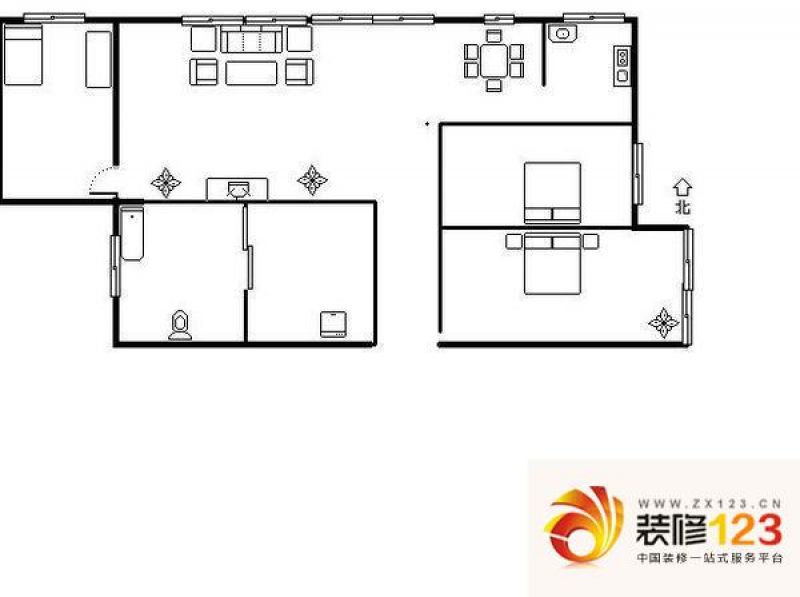 绿城MINI国际 3室 户型图