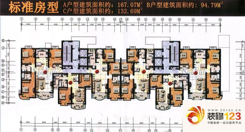 嘉泰名居户型图i户型 4室2厅2卫1厨图片大全-我的小区-兰州装信通网