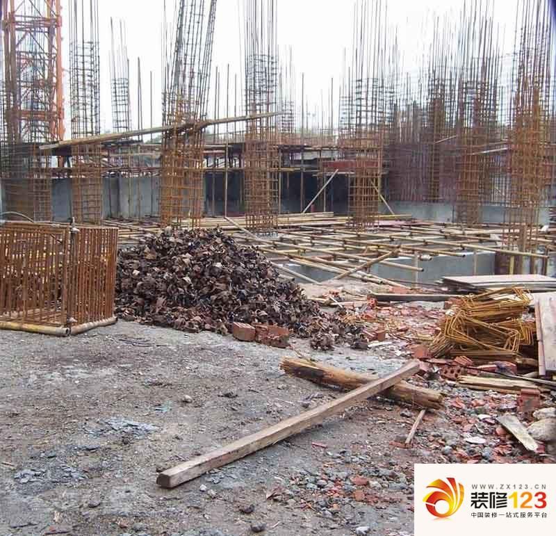 绿源雅居实景图小区工地的一角(2011.01.14)
