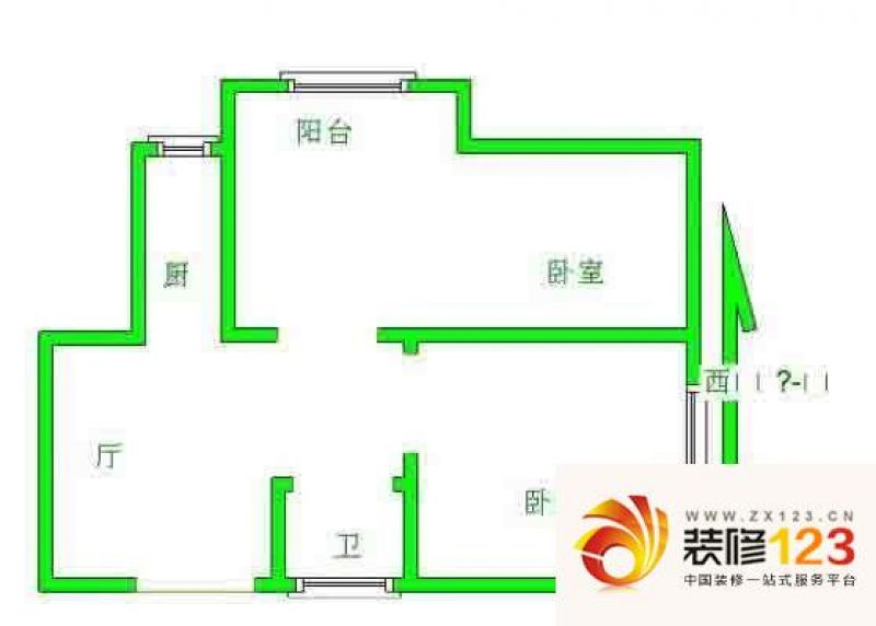 北京和谐雅园和谐雅园户型图户型图 3室2厅1卫1厨图片大全-我的小区