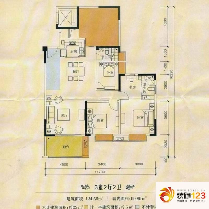 深圳华海澜湾华海澜湾户型1户型图图片大全-我的小区-深圳装信通网